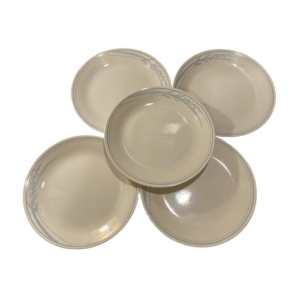 Corelle Blue Lily dinner plates- set of 5